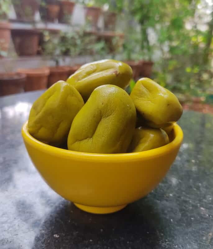 Salt tender mango Salt tender mango